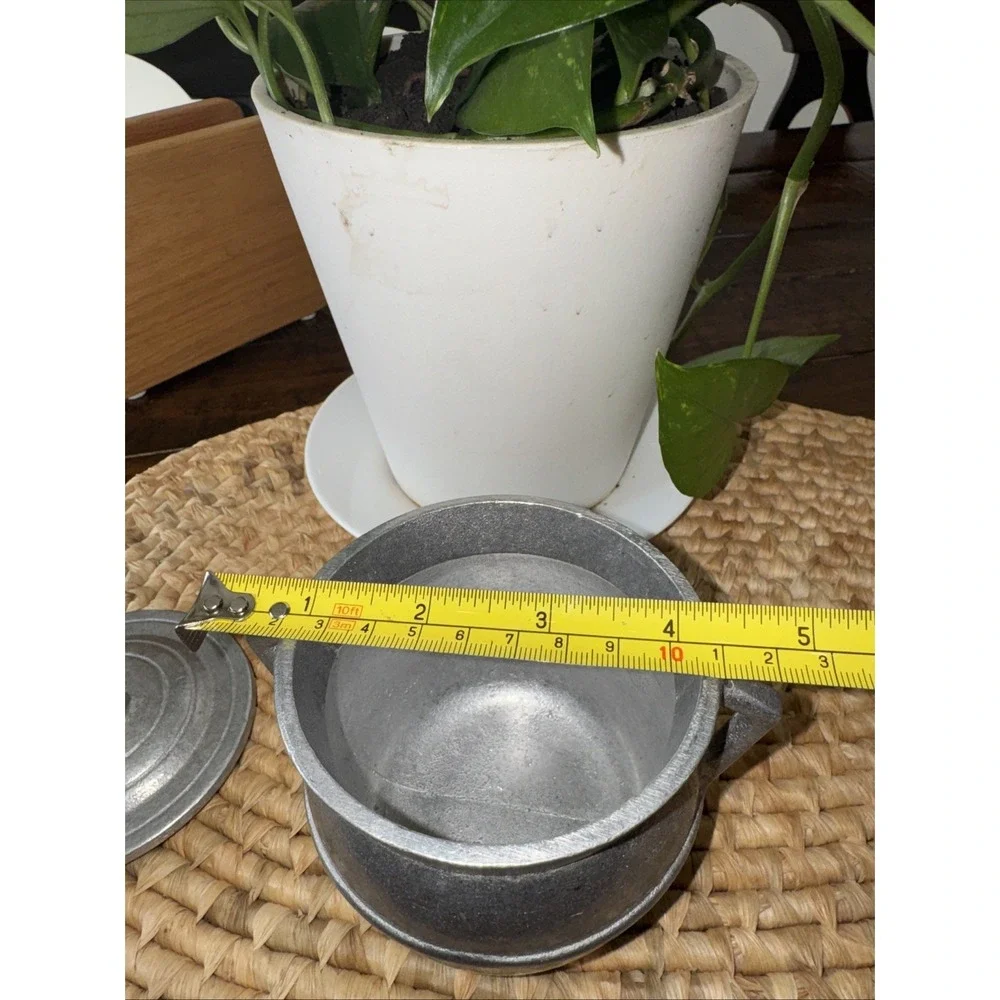 Wilton Armetale Mini Bean Pot Soup Pot Vintage Pewter‎ With Lid
